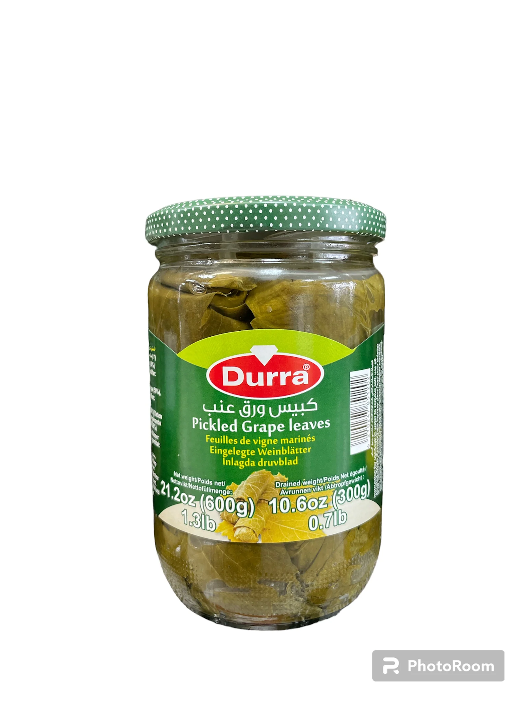 Durra Grape Leaves Pickled 600g